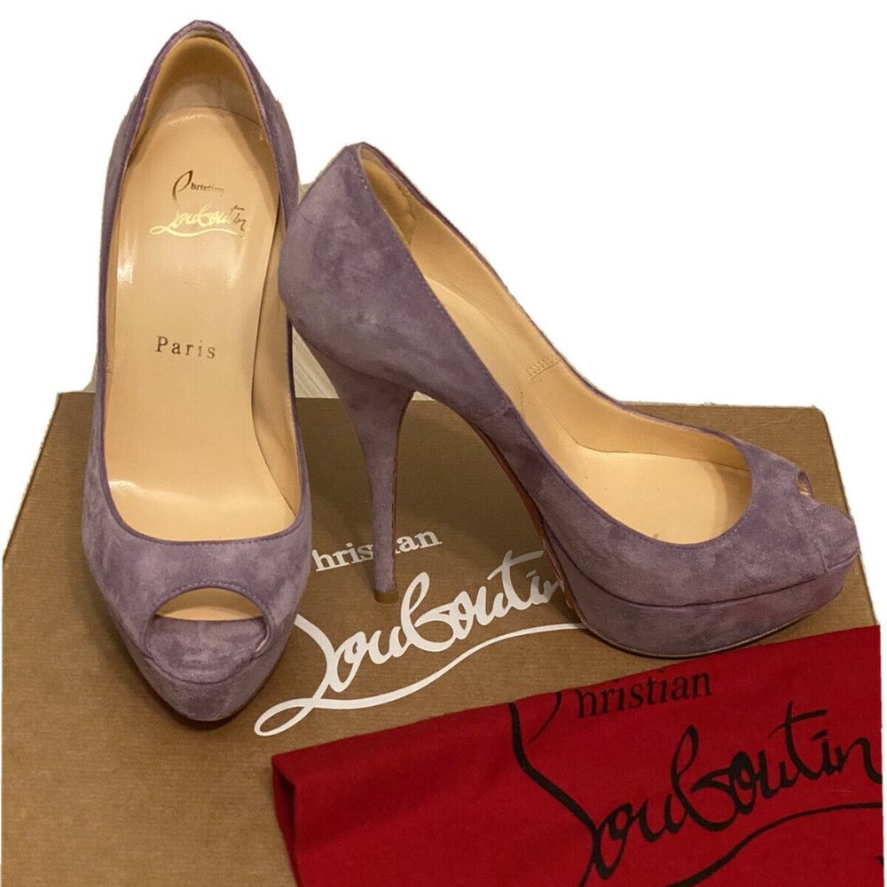 NIB Christian Louboutin Troca 140 Parme  35.5 5.5